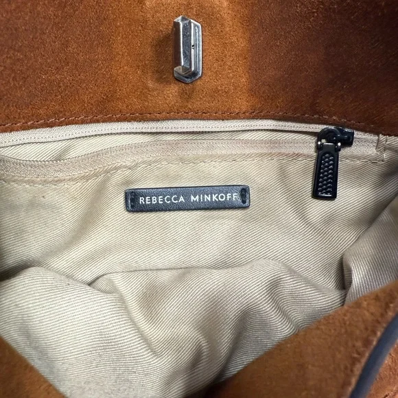 Rebecca Minkoff Brown Suede Shoulder Bag - Picture 5 of 7